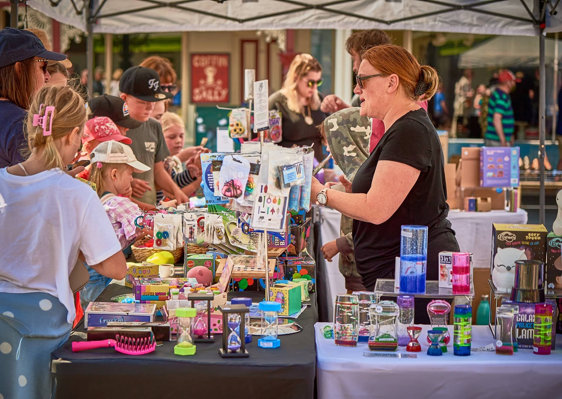 Port Fairy Street Fair Market Stalls